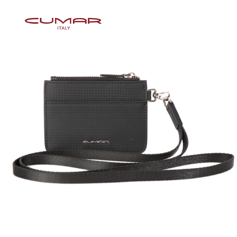 【CUMAR 義大利】真皮牛皮-CARBON FIBER 系列-掛頸識別證(0496-G94-01)✿30B001